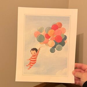 Emily Field Martin Balloon Child Art Print